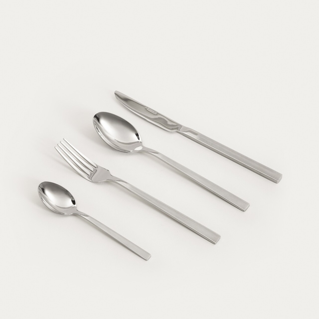 Set tacamuri 16 piese Stride, Homla, inox, argintiu - imagine 5